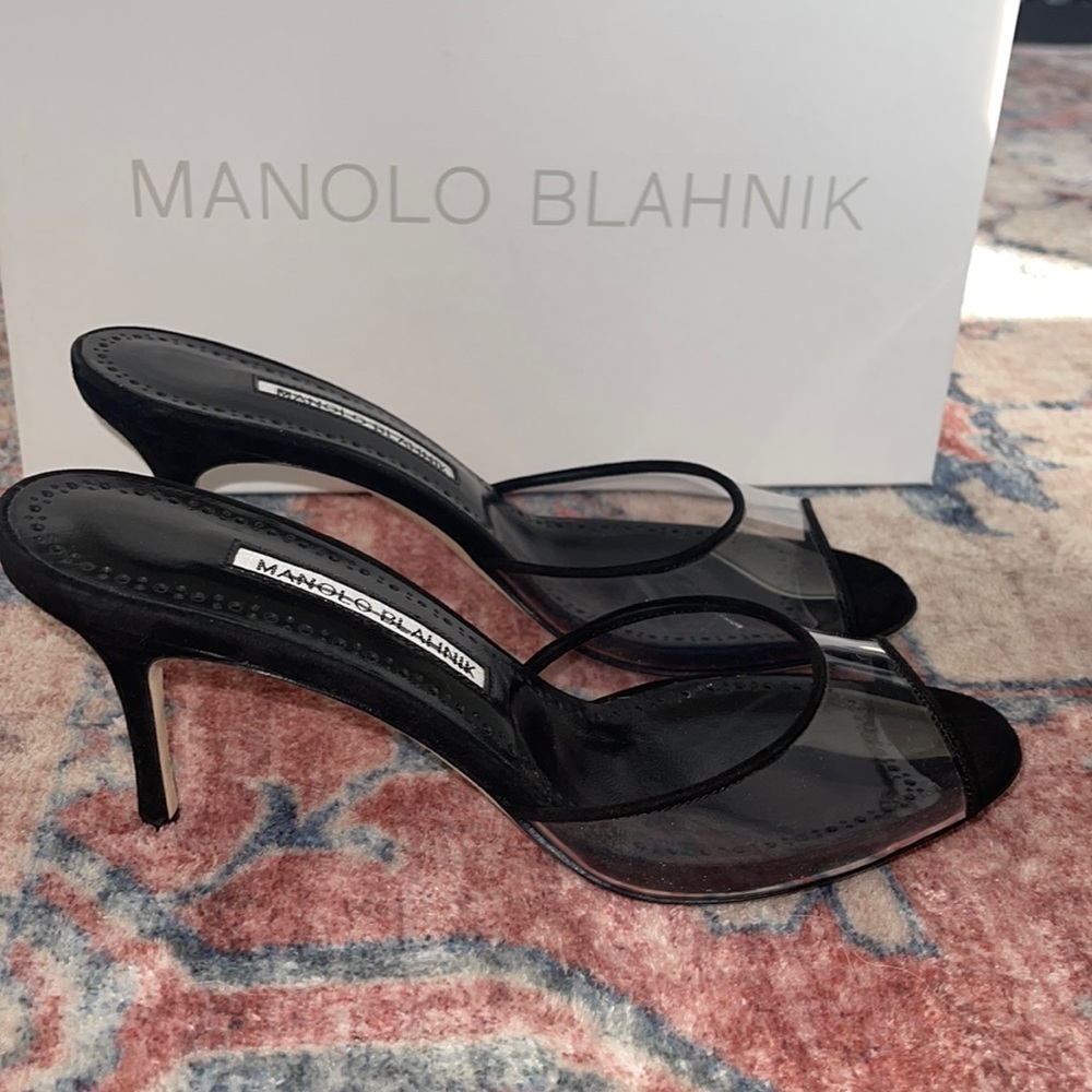 ‼️$775 MANOLO HEELS‼️NEW‼️STEAL🤑🤑 - Picture 2 of 10